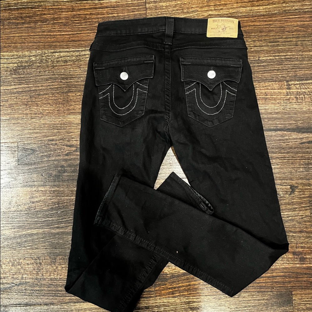 True Religion Black Skinny Jeans